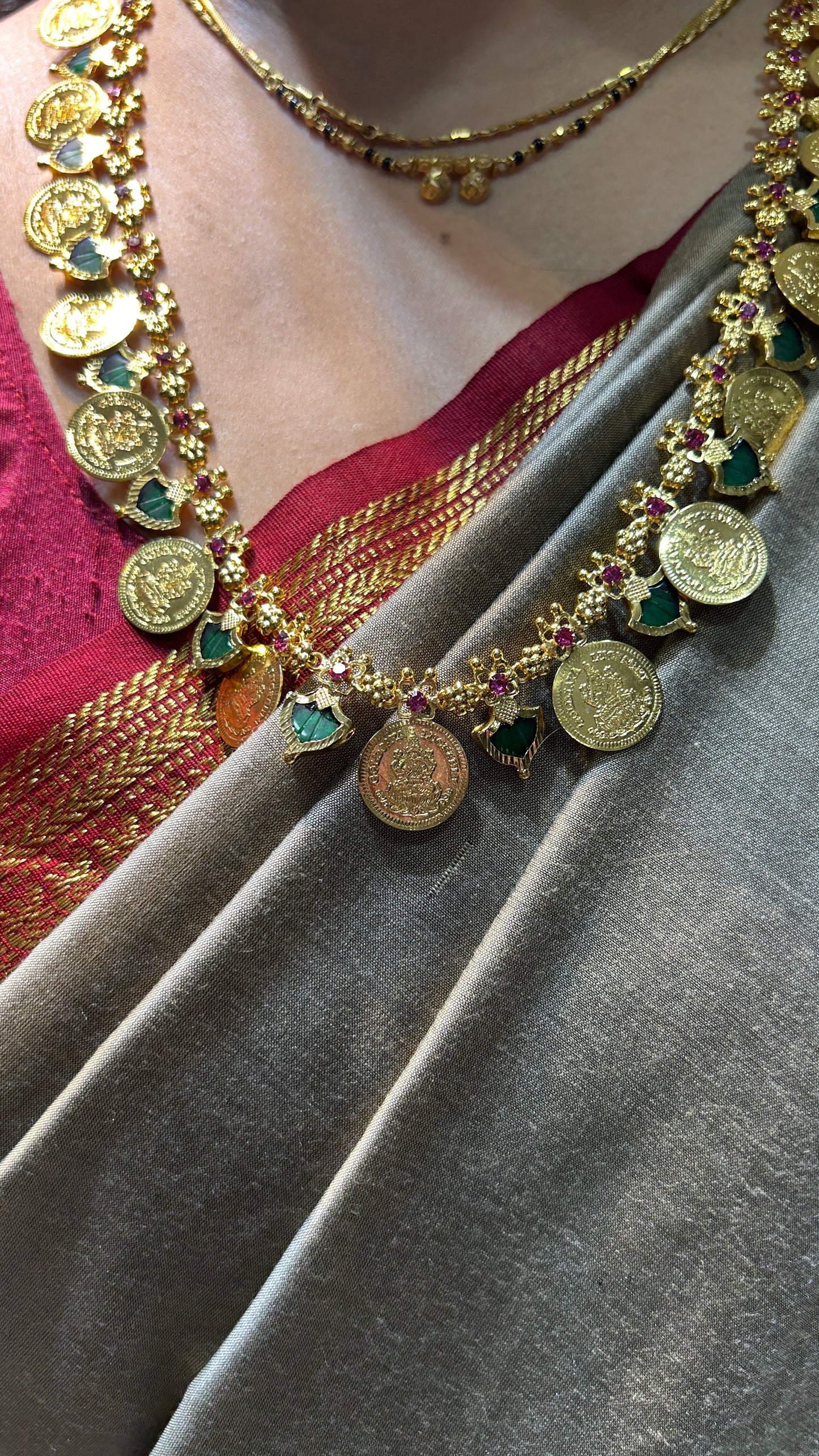 Lakshmi coin Haar